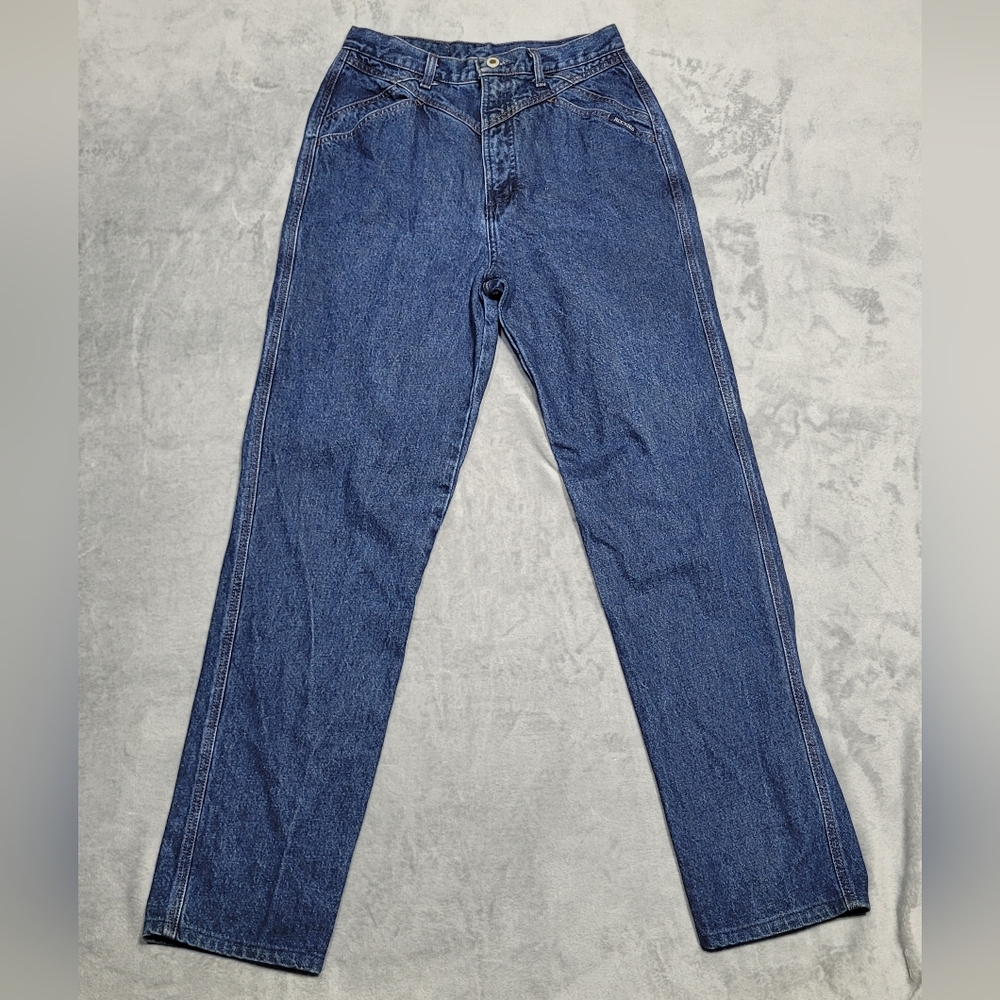 Vintage Rocky Mountain Junior 11/12 High Rise Bareback Denim Jeans Made in USA
